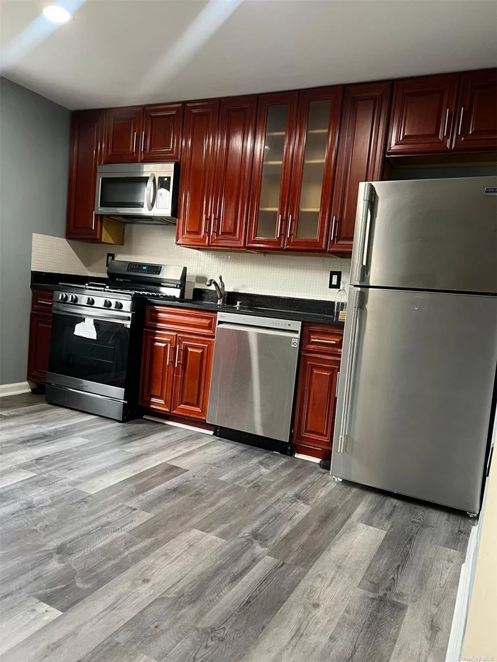 This completely remodeled 3-bedroom apartment is located in a quiet Woodside neighborhood, just one block from Queens Blvd. It&rsquo;s close to transportation, schools, and shops, making it incredibly convenient. Best of all, All utilities are included!