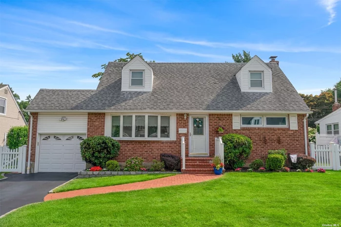 This is a Must See if Syosset is where you want to Live...Meticulously Maintained Brick Cape! Enter into the formal living room, and feel the warmth of this home. This floor also has a formal dining room, extended eat in kitchen with a beautiful view of the spectacular garden out back. 2 bedrooms and a full bath. Upstairs there are 2 large bedrooms and a full bath, and for entertaining, enjoy the finished basement. Basement also has laundry room, utilities and plenty of storage. there is a one car garage, shed and fenced in yard. Central air, gas heat and cooking, in ground sprinklers, this home has everything that you want!!!! Don&rsquo;t miss it!