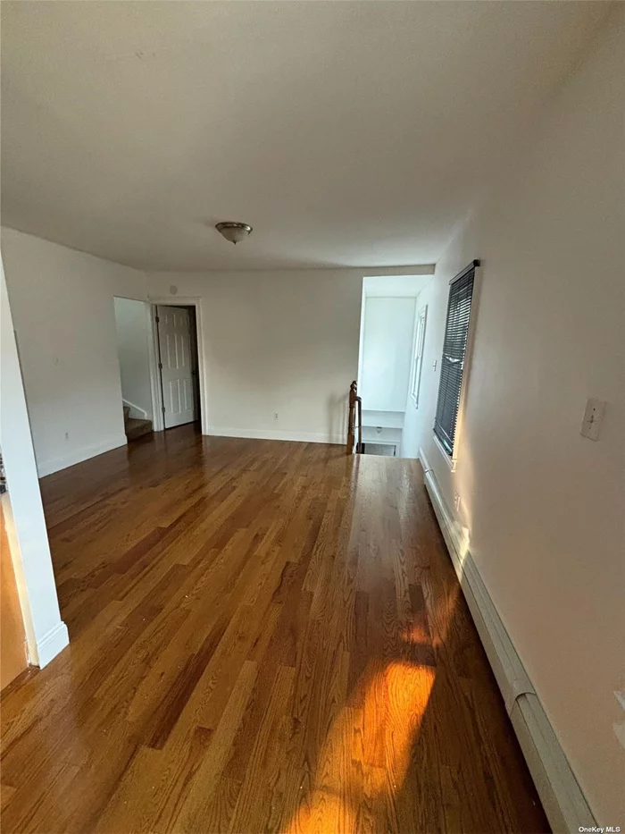 Charming spacious 2 bedroom duplex in a private house. There are hardwood floors throughout the 1st floor of the apartment. The bedroom on the second floor is carpeted. Located on a quiet street close to public bus transportation