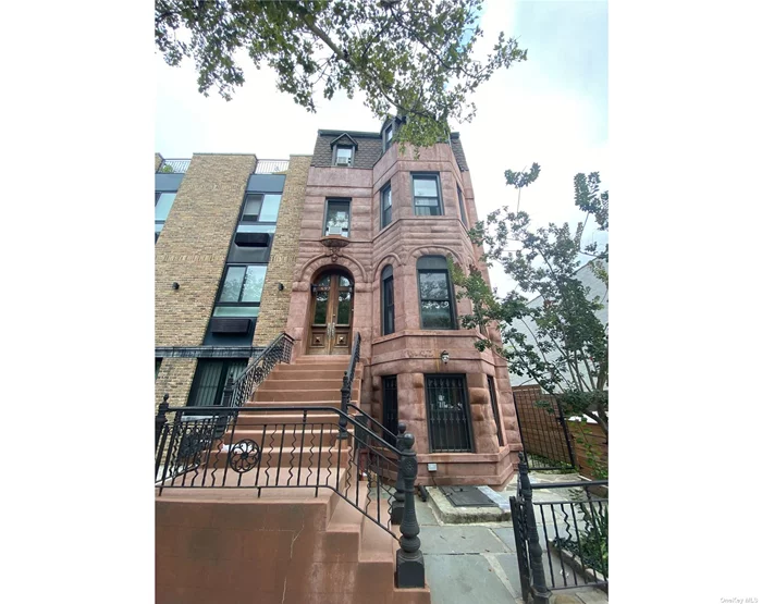 Renovated Semi-Detached 4 Family Brownstone w/ Backyard! This stunning Queen Anne Victorian style brownstone is located in prime Stuyvesant Heights and surrounded by the trendiest restaurants and cafes. Short walk to the A, C train (Utica Ave); 5 blocks to the J, Z train (Halsey St). With 2, 525 square feet of unused FAR, there is plenty of potential for expansion and customization to suit your needs. Whether you&rsquo;re looking to add more units, create a luxurious owner&rsquo;s suite, or convert the property into a single-family home, the possibilities are endless. This property is ideal for a user who would like to live in one unit and collect income from 3 tenants. Investors also can generate solid income from 4 units.  This Property features: - 8 bedrooms, 4 bathrooms - Three full floor through units, a ground floor unit, plus a finished basement - Meticulously designed building with exquisite original woodwork in staircase, doors, and pre-war crown moldings - All units have been fully renovated - Stainless steel appliances, Dishwasher & granite countertops in each unit - 1st & 2nd floor units have W/D - Hardwood floors throughout building - 25 x 100 lot with additional 2, 525 sq ft of unused FAR - Three sunlight exposures which adds to the building&rsquo;s appeal - original cobble stone pathway on side yard which leads to a beautiful, serene backyard Other features include finished renovated basement; separate entrance to ground floor unit; plenty of storage; exposed brick walls; massive private backyard; low expenses! Lot: 25 x 100 ft Bdg: 18 x 42 ft (3, 000 SF) Zoning: R6B FAR: 0.99; Max FAR: 2 Taxes: $7, 209/Yr Fantastic Opportunity! *Disclaimer: All Information provided is deemed reliable but is not guaranteed and should be independently verified.