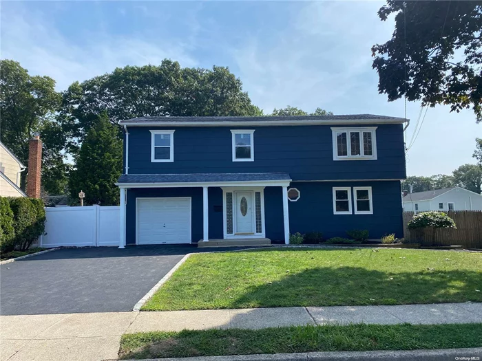 Come see this very unique 4 Bedroom Colonial with plenty of room for Extended Family or Home Office/Business! This beautiful newly renovated Home has a welcoming Foyer that leads to a bright roomy 1st Floor living area with separate outside entrance, a 1st Floor Bedroom, 1st Floor Full Bathroom, and 1st Floor bonus room filled with cabinets to customize for your needs. The second level of the Home offers a large Living Room and Dining Room. A Large open concept Kitchen with Brand New White Shaker Cabinets, Quartz Counter Tops, Large Island with seating, and Brand New Stainless Steel Appliances! Stroll down the long hallway to see 2 nice size closets, 3 Bedrooms with New Windows and an extra large Full Bath! Master Bedroom offers a private entrance to the Large Full Bath. This home also features a Full Basement with Brand New Boiler, 5 year old Oil Tank and one Car Garage that both can be accessed from the front Entry Foyer. This wonderful home has great curb appeal with a fresh coat of paint and Brand New Two Car Driveway!! It&rsquo;s perfectly situated on the 75 x 125 property giving way to a very spacious fenced backyard with plenty of room for a pool!! Come quickly and don&rsquo;t delay to see in person all this fabulous Home has to offer!!