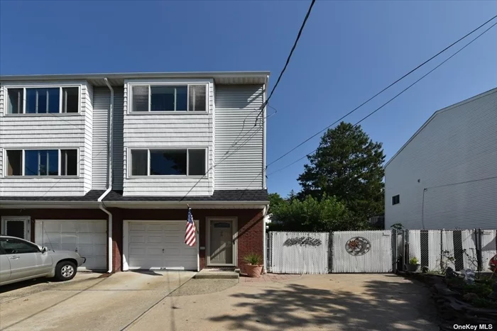 This semi-detached, Three-story home in Staten Island offers 5 rooms, including 2 bedrooms and 2.5 bathrooms. On the first floor there is a living room that can be converted into a 3rd bedroom. The property features a full finished basement, an above-ground pool, a private driveway, and an attached one-car garage. The fenced yard provides additional privacy, and the home includes a range of attractive features. Its convenient location makes it close to schools, parks. OPEN HOUSE FOR 9/22- CANCELLED**