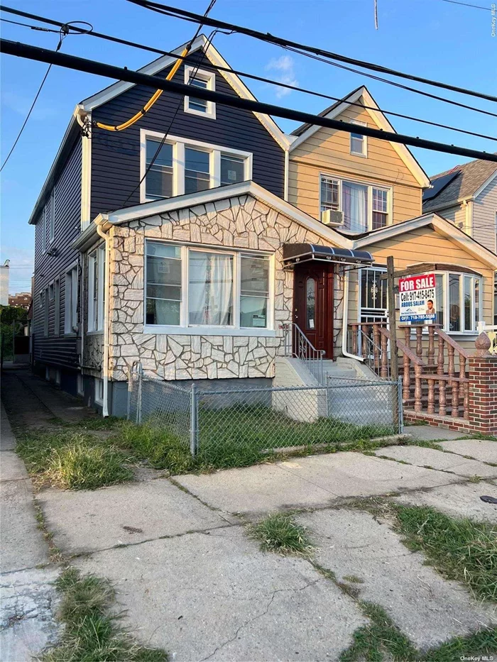 Renovated, hardwood floors, granite countertop, White cabinet, New Stove, New Refrigerator, New Roof, New Siding, New Boiler, New hot water Tank, vacant and shared driveway.