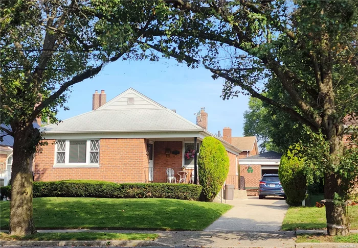 Brick ranch with 3 bedrooms in school district 26. Extra wide property with long private driveway to a spacious garage. Side door to the lower level and outwards. Huge lower level finished for daily activities. Excellently maintained property. Beautifully manicured gardens in the front and back. Very safe and quiet neighborhood. Near transportation, schools, stores and places of worship. Legal potentials to expand the property over 1, 175 SQFT to built. Must see to appreciate.