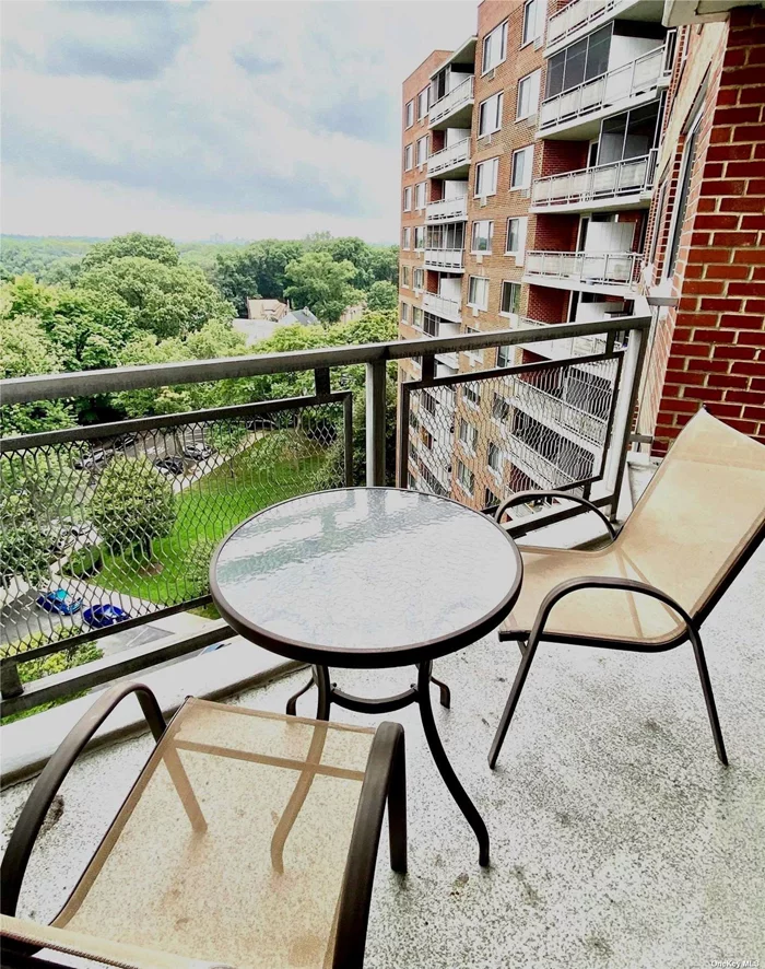 Sale may be subject to term & conditions of an offering plan. Board package and interview are required. Large studio in the luxury and full service Lakeside Towers cooperative. This apartment was renovated in 2020. The living room has an alcove bedroom that fits a queens size bed, one night table and a dresser. It measures 10.5&rsquo; X 11&rsquo;.  With a view of the Oakland Lake, the south facing apartment has a balcony which provides serenity, privacy. A windowed kitchen measures 11&rsquo;6 X 6&rsquo;4. There is ample storage with a walk-in closet and a double closet. All offers must provide proof of funding.  Building amenities include ALL UTILITIES, 24 hr. doorman, live in super, community room, and play room. The use of the in- ground outdoor swimming pool, fitness room, and bike storage require additional fees. There is a waiting list for the storage locker and indoor garage.  An outdoor parking space is assigned ($63.00 per month). Subletting is allowed after three years of residency.  No flip tax. Lakeside Towers is conveniently located near buses, schools, park and shops. Restaurants of all types of cuisines are nearby.