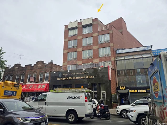 Prime Elmhurst location 16, 800 Sq.Ft 18 year old 5 Story Mixed-use 12 Family, with a 300 person 8, 000 SF multi-level restaurant situated in an ultra busy and heavy pedestrian neighborhood. 2 Blocks to subway. Near Elmhurst Hospital and all other conveniences. Net Income $316, 000.