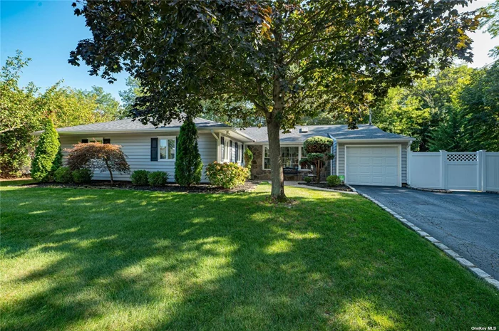 Set in the Birchwood section, this 3-bedroom ranch offers a desired open floor plan with high vaulted ceilings and ample natural light. The exterior was updated with new roofing, siding, selected windows (2018), fencing (2017), paver patios and walkways (2019), and irrigation. This kitchen, completely renovated (2018) includes new cabinets, Quartz countertops, KitchenAid appliances, and porcelain floors opening nicely to the formal dining room and sitting room. Other updates include a newer washer and dryer and flooring in the bedrooms. The location is also less than a mile from Walmart and BJ&rsquo;s.