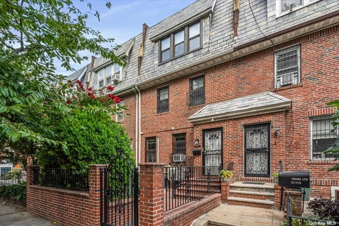 Welcome to this BEAUTIFUL and COMPLETELY UPDATED 3 FAMILY HOME situated in the Historic District of Jackson Heights. Located on a GORGEOUS tree-lined Street and one of the most beautiful blocks in this neighborhood this 3 FAMILY IS centrally located and close to shops, restaurants, schools and public transportation. With easy access to all major airports and minutes away to New York City, this property is perfect for an investment property or the perfect place to call home; Featuring 3 separate apartments all with their own private bedrooms, kitchens living rooms, bathrooms and their own separate heating system. Included with the 3 Family home is a private 2 Car garage with a total of 3 PARKING SPACES.  This well kept property features beautiful hardwood floors, updated kitchens and bathrooms, and a finished basement for added living space. Beautiful gardens adorn the entrance as well as a private patio and porch both with comfortable sitting areas in the FRONT GARDENS AND IN THE PORCH. Don&rsquo;t miss the opportunity to own this 3 Family INCOME PRODUCING PROPERTY. It is available and ready for IMMEDIATE PURCHASE.