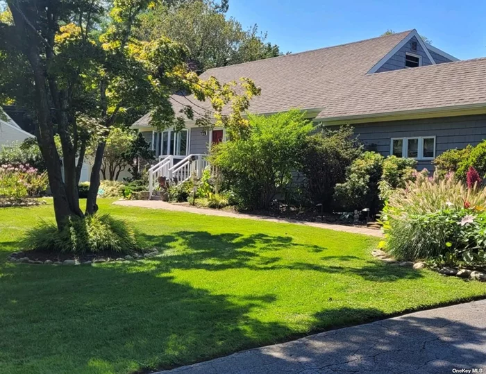 Diamond Condition 3 Bedroom 2 Full Bath Country Cape in Shoridge Hills Private Beach Community. Beautifully Landscaped Property with Updated Inground Pool.