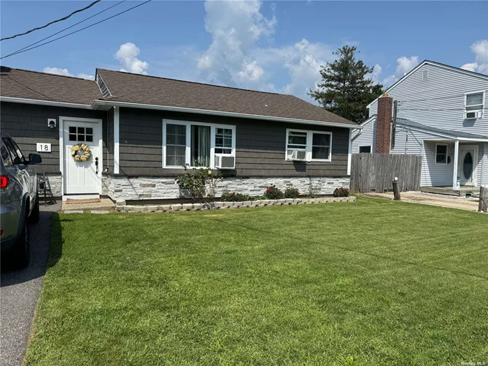 Charming 2 bedroom ranch in West Sayville. This beautiful home features and open floor plan with a cozy living room, eat in kitchen and updated bathroom. New floors through out. Beautiful French doors that lead out to the spacious patio and beautiful fenced in back yard with a 1.5 detached garage. The home was originally a 3 bedroom and can be easily converted back. Don&rsquo;t miss out on the opportunity to live close to main street and down town Sayville. Close to Fire Island Ferries, golfing and many restaurants!