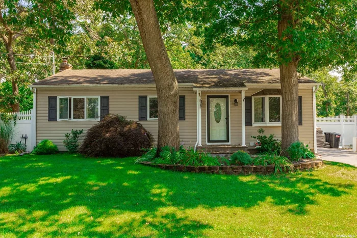 Welcome to this charming 3-bedroom, 2-bathroom ranch-style home in desirable Selden, NY. Boasting a spacious layout, this home features a full, finished basement perfect for additional living space or entertainment. Situated on a well-maintained, private .12-acre lot, this home offers comfort and convenience with low annual taxes of $9, 679.60. Don&rsquo;t miss out on this fantastic opportunity to own a your own home! Schedule your showing today!