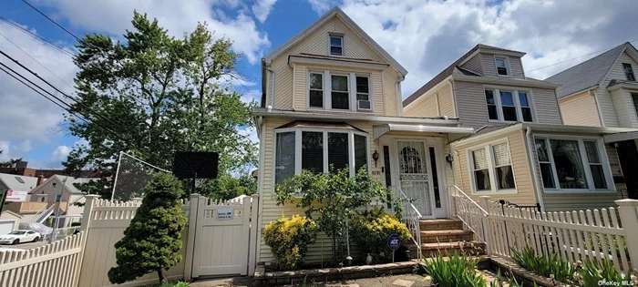 Beautiful Corner House For Rent! This Fully Custom, Charming Home is Located in a Great Area of Rego Park. The Main Floor Boasts a Beautiful Kitchen With Stainless Steel Appliances, Granite Countertops, Spacious Living, Family Room and Half Bathroom. There Are 3 Bedrooms, 1 Full Bathroom on the Second Floor. The House Also Features a Full Attic, Finished Basement/Laundry Room, Fenced Back and Front Yard. Garage Parking is Available For Additional Fee. Excellent Location. Close to Public Transportation, Stores, Shopping Centers and Restaurants.