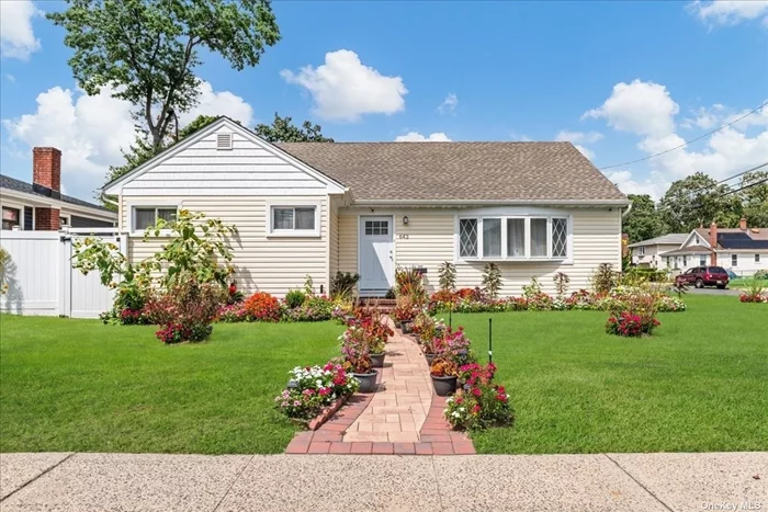 Charming 3-Bedroom Ranch in Scenic Westbury! Nestled on a picturesque, tree-lined block in Westbury, this property sits on a 75x100 lot. Meticulously maintained 3-bedroom, 1-bathroom ranch welcomes you with its gorgeous landscaping and inviting walkway. As you step inside, you&rsquo;ll be greeted by beautiful hardwood floors and a spacious family room featuring a large bay window that bathes the space in natural light. The all-white kitchen is a bright and airy space, complete with green appliances and a picture window that offers a view of the side yard and vegetable garden. The home also boasts a full, partially finished basement, providing additional living space to suit your needs. For added peace of mind, the roof and windows are just 2 years old, ensuring energy efficiency and low maintenance. A well-maintained detached garage offers the perfect setup for those with hobbies or additional storage needs. Conveniently located close to transportation, houses of worship, and restaurants, this home offers both comfort and accessibility