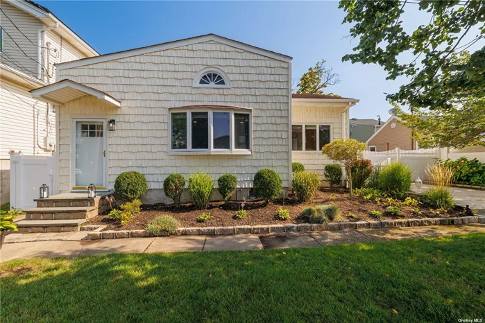 Welcome to your dream cottage in the heart of East Rockaway, NY! This beautifully redone bungalow was completely renovated in 2013 and offers the perfect blend of modern amenities and classic charm. With 2 bedrooms, 1 full bathroom, and an eat-in-kitchen, this home is ideal for those seeking cozy, comfortable living on the South Shore of Long Island. Kitchen features beautiful honey colored glazed cabinets, granite countertops, stainless steel appliances with a gas stove. Kitchen includes a washer/dryer. Included is Central Air and an adorable side yard with beautiful deck for outdoor entertaining. A Must See Won&rsquo;t Last....LOW TAXES!