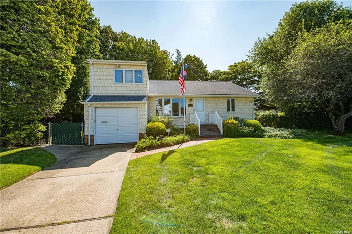 Immaculate! Move Right In! Lovely 3 Bedroom Home N of 25A. Large and Very Inviting Den w/ Woodburning Stove, Bar, and Lots of Windows to Let In the Sun- Sliders Lead to the Back Deck w/ Fenced in Yard. Anderson Windows Throughout Most of the Home. Hardwood Floors Under the Carpet on the Main Level. Hit Hats and Skylight in Upstairs Bathroom. Huge Basement Which Goes On And On w/ Cedar Closet and Tons of Storage. Full House Generator. Great Cul-De-Sac Location. Close to All. Won&rsquo;t Last.