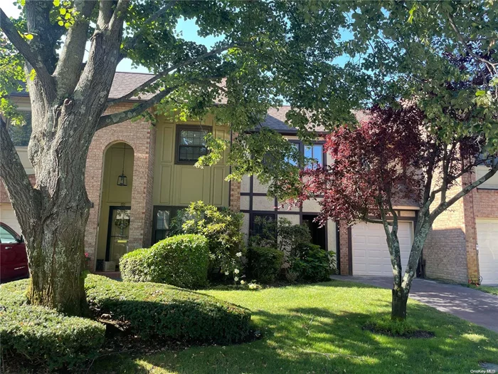 Exquisite 3-bedroom, 2.5-bathroom townhouse nestled within the esteemed Southgate at Bar Harbour community in Massapequa Park. Positioned alongside a tranquil pond, it claims the most coveted spot within the community. This home boasts two levels of living space, including a bonus room that can be used as a home office, an attached garage, a secluded patio, modernized kitchen and bathrooms, gleaming hardwood floors, central air conditioning, washer, dryer, and ample closet space. Set within meticulously landscaped grounds, the community offers an array of amenities including a clubhouse, fitness center, in-ground pool, as well as tennis and pickleball courts. Conveniently located in close proximity to shopping venues, dining establishments, and public transportation. Available February 1st.