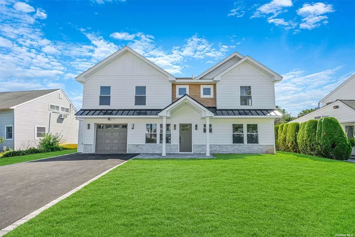 The SKY is the Limit at 30 Skylark Lane in Levittown. Step into unparalleled comfort and style with this stunning new construction property in the heart of Levittown. Spanning an impressive 3, 457 square ft, this expansive residence offers the perfect blend of modern amenities and timeless appeal. Having five spacious bedrooms, this home is ideal for growing families or those who simply desire extra room to stretch out. With three elegantly appointed bathrooms, mornings and evenings are effortlessly smooth and relaxing. The home&rsquo;s thoughtful design includes a pull-down stairs attic, providing ample storage space for all your seasonal items and keepsakes. Enjoy year-round comfort with a state-of-the-art 2-zone central air conditioning system, ensuring every room maintains the perfect temperature regardless of the season. Located in a friendly and desirable neighborhood, this property offers easy access to local amenities, schools, and parks. With its generous living space, modern features, and prime location, this home is ready to welcome you and your family.