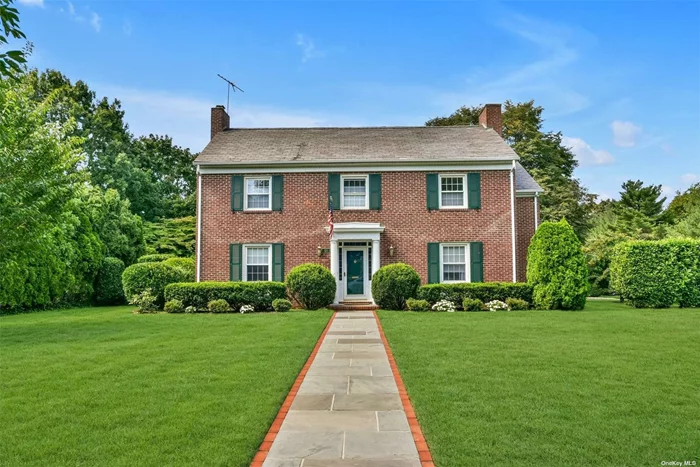 Welcome to 40 Prospect Avenue, a beautifully updated 5 bedroom, 3.5 bath center hall brick colonial located in the Eastern section of Garden City. This meticulously maintained home offers 2, 800 interior square feet of living space and offers a perfect blend of classic elegance and modern comfort. The first floor features a gracious entry foyer, spacious living room with gas fireplace, formal dining room, large eat-in kitchen, study, family room and powder room. The upstairs has a primary bedroom with en-suite bathroom, 3 additional bedrooms and a full bath and separate guest quarters with a private bedroom and full bath. Some highlights of the home include updated kitchen and bathrooms, central air conditioning and central heating, in-ground sprinklers, 2-zone heat, cedar closet, finished basement and a 2-car attached garage. Step outside into your personal oasis... the backyard beckons with an in-ground heated pool, complemented with an expansive patio area complete with a covered dining area and barbecue space. This exceptional residence is conveniently located a short distance from the LIRR, shopping, restaurants, schools and the park. Don&rsquo;t miss this one!