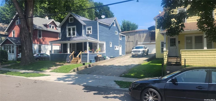 nice 2 family Short Sale Waiting for approval. new siding, windows, and roof redone, new HW Heater in 2022. interior needs some TLC. great investment property with upside potential for passive income. (AS IS) taxes are low, close to all.