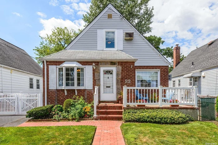 Welcome beautiful 22 McKee Street to the Floral Park market. This lovingly maintained 4 bedroom, 2 full bathroom Cape home has it all. Located in ideal mid block location, close to transportation, LIRR, shopping, restaurants and so much more, this is an ideal purchase opportunity! The floor plan will delight with first floor offering lovely sunlit living room, formal dining room with custom built corner cabinet, lovely eat in kitchen, first floor bedroom, additional first floor bedroom or use as lovely den/family room with entrance to backyard for ideal entertaining and fully renovated full bathroom. Upstairs enjoy additional two sizable bedrooms with completely updated full hall bathroom. The basement level delights with an additional 881 square feet of wonderful space! The finished recreation room on this level offers new laminate flooring and boasts a custom bar - ready to enjoy as rec space, entertaining space, office space or home gym. A full laundry room and large storage room complete this level. Outside, the 40x100 property is meticulously landscaped while the private backyard offers relaxing patio overlooking garden with fully fenced in yard. Enjoy everything be that beautiful and historic Floral Park has to offer as well as the charm of this wonderful and lovingly maintained home! Don&rsquo;t miss this one!