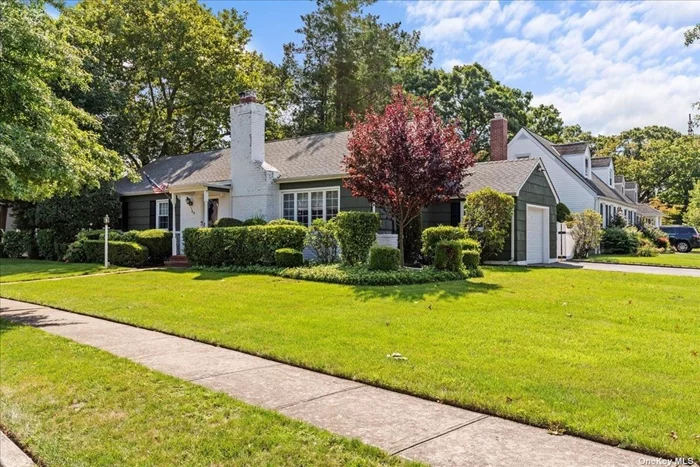 Location, Location, Location! This is It! Rare 1 Level Ranch With Full Finished Basement In The Desirable Greystone Section Of The Village Of RVC Within The Oceanside School District & RVC Electric! This Beautiful Home Has Oak Floors Throughout, LR w/FPL & Dental Molding, FDR w/Large Classic Built In Hutch, Updated EIK w/Granite C-top & Breakfast Counter. Primary En-Suite And 2 Additional Bedrooms And Main Bath With Tub. This Home Is Complete With An Extension With Private Entrance & Sliding Doors To Rear Patio. Currently Used As A Den & Additional Dining Area. Attached Garage, IGS, 200 Amp Electric, Roof Approximately 10+ Years. Corner Lot Of A Cul De Sac w/Lovely Curb Appeal. Make This Your Home Sweet Home!