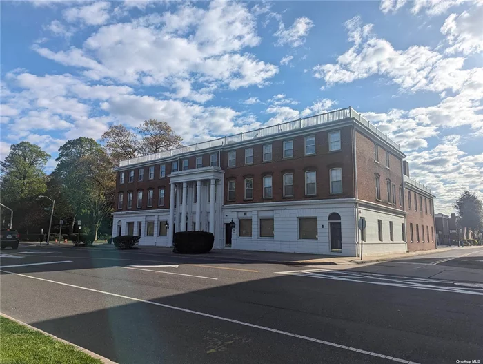 Spacious 2038 sq ft, sunlit 2nd floor office suite located in the village of Garden City. Historic building situated directly across the street from the LIRR, Garden City Hotel and library. Comes with two assigned parking spots in private parking lot. Convenient to shops, restaurants and businesses on 7th St. 6/7 private windowed offices, conference room, reception area, bullpen area and two private bathrooms. 5 year lease term preferred. $35 per sq ft - includes electric.