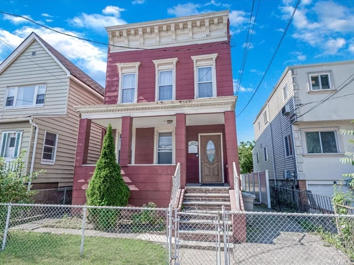 Welcome to this conveniently located free standing two-family home in the heart of Canarsie. This property features two spacious units w/ high ceilings, each unit come with two bedrooms, an eat in kitchen, and a living room with lots of natural light. The second floor boasts a massive walk-in closet, adding extra storage and convenience. Enjoy the large finished basement with a separate entrance two bonus rooms and a kitchenette... This home is extremely generous with space... There is a big backyard, perfect for gatherings or relaxation. This property is Ideally located just moments away from major public transportation, shops, and dining. This property offers both comfort and convenience. Enjoy easy commuting and quick access to all you desire. Don&rsquo;t miss out on this remarkable opportunity!