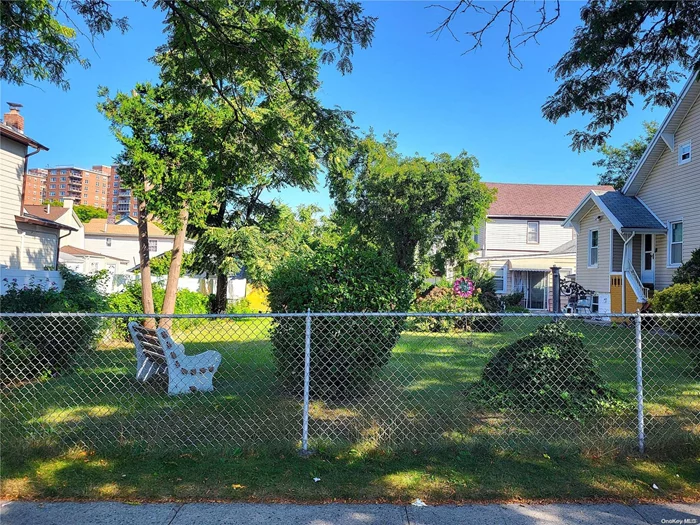 Rare opportunity to buy vacant lot zoned residential.