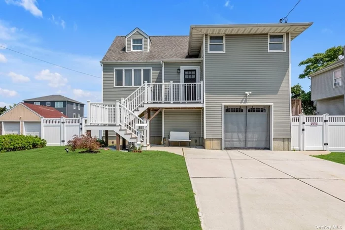 Lovely 3 Bedroom Split Level In South Freeport For $629, 000. This Home Was Raised In 2020, Creating A Tandem 2 Car Garage & Huge Storage Room Under The House. Owners Currently Pay $640 A Year For Flood Insurance! A Wonderful Midblock Location, Close To Nautical Mile! Boasting A New Gas Navien Heating System, Updated 200 Amp Electric Panel, Hardwood Floors & Much More! A Sunny & Bright West Facing Home With Water Views From 3rd Floor Bedroom. Move Right In!