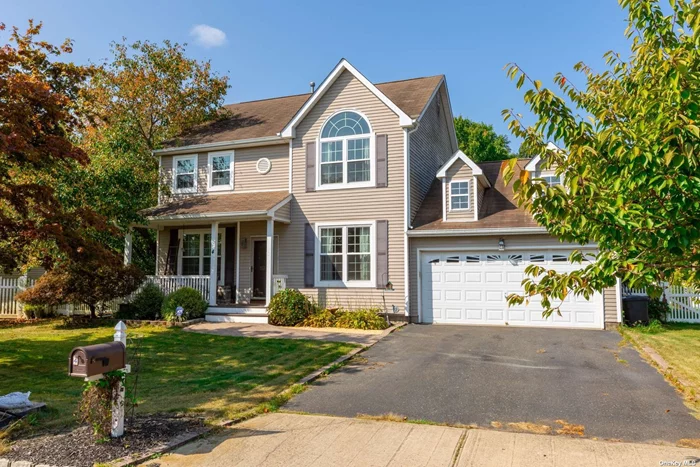 Welcome to this beautiful 4 bedroom, 3.5 bath colonial located in the highly sought-after gated community of Summerfield. Inviting eat-in kitchen featuring stainless steel appliances and corian countertops, seamlessly flowing into the cozy family room. The home also offers a formal dining room and a formal living room for more intimate gatherings. The primary suite is a luxurious retreat with double door entry and a beautifully designed en-suite bathroom. Three additional bedrooms and full bath. The fully finished basement includes media room, office & full bathroom, providing extra space for work or relaxation. Step outside complete with patio & Igs. This home is equipped with 3 Zone gas heating and two-zone central air for optimal comfort year-round. Experience the country club lifestyle in this exclusive community complete w/clubhouse, pool, tennis & basketball courts. Full licensed day care facilities on premises. This home also offers new windows, heat, cac, & hardwood floors.