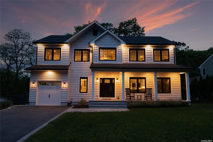 Nestled in the desirable Sunken Meadow Hills community within Kings Park School District, this stunning 5-bedroom, 2.5-bath transitional colonial offers the highest quality materials and craftsmanship. Newly Built in 2022 and Situated on a 0.24-acre lot, this home features custom European windows and doors, Prodigy natural linen siding, GAF 30-year architectural roofing, and a covered Bluestone front porch. Inside, enjoy hardwood floors, a gas fireplace, and a chef&rsquo;s kitchen with quartz countertops, custom cabinetry, stainless steel appliances, and a center island with a built-in Sharp microwave and wine fridge. The master suite boasts tray ceilings, double walk-in closets, a soaking tub, and a glass-enclosed shower. Additional highlights include a walk-out basement, 2-zone propane heating and cooling, an on-demand tankless water heater, and a 1-car attached garage. Close to Sunken Meadow State Park, Kings Park Bluff, and Nissequogue River, this home offers a perfect blend of luxury and location.