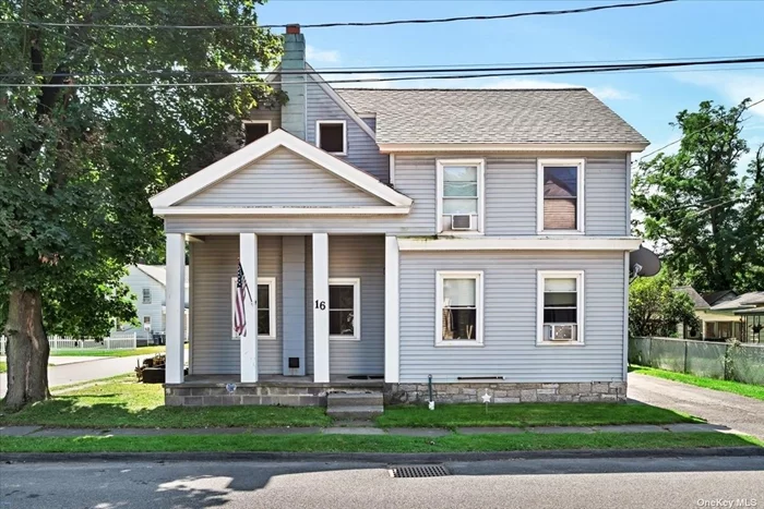 Welcome to this charming colonial home on a private .13-acre corner lot in the Village of Fultonville. This home features 3 bedrooms, 1.5 bathrooms, and a spacious living and dining area, ideal for both relaxing and entertaining. The backyard is perfect for hosting with a deck and pool, making it great for summer fun. Located in a quiet neighborhood, it offers privacy while still being just a short drive from major commuter routes, providing easy access to local amenities and attractions.