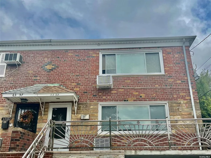 Lovely 2 bedroom/ 1 bath apt with outside front patio on 1st floor one block to Juniper Valley Park. Q38 bus is close by which can take you to the M & R trains. Heat is included.