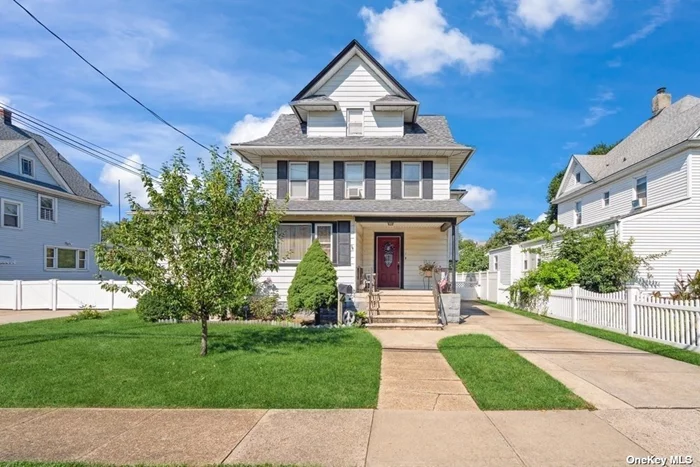 Charming Bright Legal Two-Family Home in the heart of Lynbrook-Lynbrook Schools. This home offers both comfort & versatility, featuring a large shared entry foyer with a convenient closet housing a washer and dryer. The first floor boasts an inviting large eat-in kitchen, a spacious living room/dining room combo, two bedrooms, full bath, an additional room ideal for an office/storage and an enclosed porch/den. Upstairs, the second floor continues the home&rsquo;s appeal with a generous living room, an eat-in kitchen, two additional bedrooms, and another full bath. A walk-up attic offers abundant storage options and or the potential for a charming bonus room. The property includes a full basement, a oversized long driveway , and a detached two-car garage, ensuring ample parking and storage. Located in Lynbrook School District 20 , this home is conveniently close to the LIRR, major highways, public transportation, and vibrant shopping options. Discover the perfect blend of charm and practicality. A Must See! Won&rsquo;t last!