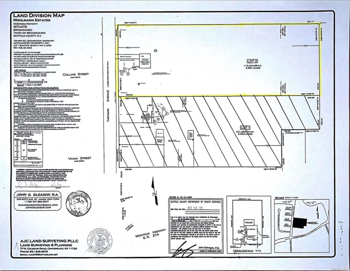 Rare opportunity to build in the beautiful Hamlet of Brookhaven! 2.58 acres of Woodland, with 8 acres of town property bordering it. Land has preliminary health department approval for building a five bed two-story home with an IA sanitary system. Land has already been subdivided and is zoned residential. Close proximity to protected Carmen&rsquo;s River, the HOG Organic Farm and Trails, the Brookhaven Free Library, and the Post Morrow Foundation Headquarters with boardwalk on Beaver Dam Creek and interactive walking trails. Boat/Docking rights at Squassux Landing. Bellport Village is just 2 miles West. Great opportunity for building the perfect house you&rsquo;ve always dreamed of. Taxes to be determined by the Town of Brookhaven.