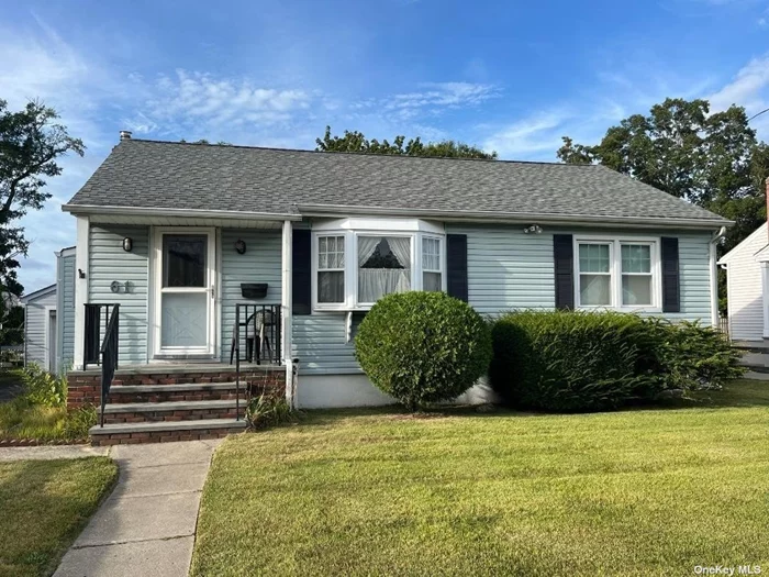 Come see this Adorable and Well Cared for 3 Bedroom Ranch. Hardwood Floors, Sunny Southern Exposure, Flat and Level Yard, Full Basement, 1 Car Detached Garage. Gas Heat and Gas Cooking. Connected to Sewers. Updated Gas Boiler and Hot Water Heater (-2017). Seller not representing Dryer. No CO for Covered Deck.