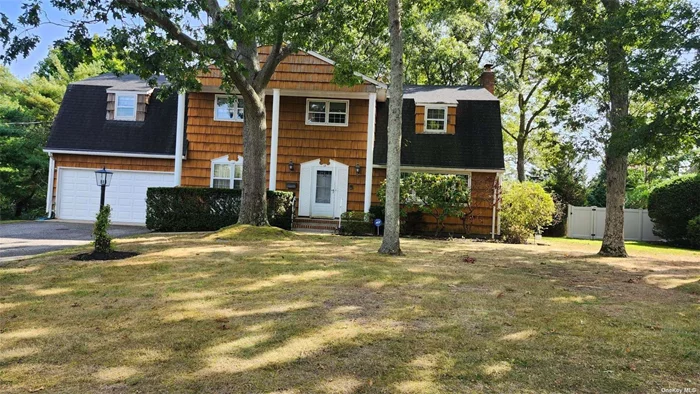 Charm meets convenience, and an abundance of space in this delightful extra large colonial style home ! Step into a world of warmth and comfort as you enter the foyer leading into the open living room and dining room, perfect for creating lasting memories with loved ones , with the large kitchen nearby . A large primary bedroom with private bath , laundry room and study / den . completes the first floor . if this is not enough you have a choice of two staircases , leading two the second floor with two more Primary sized bedrooms, and an additional three bedrooms , two full baths .Embrace the tranquility of the private backyard oasis , for entertaining friends family or just coming home to your own private retreat . full basement two car attached garage .Close to schools this home offers ideal combination of closeness to necessities, yet Private with some updates .Your Dream Home Awaits !