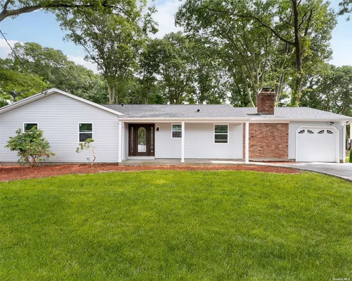 This stunning ranch home has recently undergone an extensive and meticulous renovation, ensuring that every aspect of the property has been upgraded to the highest standard. The kitchen has been completely transformed with the addition of sleek shaker style cabinets, elegant quartz countertops, and stainless steel appliances, creating a modern and functional space. The spacious primary bedroom has been beautifully appointed with rich wood floors and a luxuriously renovated en suite, providing a private retreat within the home. Furthermore, the two additional bedrooms have been thoughtfully designed with gleaming hardwood floors and generous closet space, offering both comfort and practicality. The exterior of the home has also been given a new lease on life, featuring a brand-new roof, windows, and siding that not only enhance the property&rsquo;s curb appeal but also provide long-lasting durability. Additionally, the installation of a new high-efficiency heating system ensures optimal comfort and peace of mind for the homeowners. Stepping outside, the property boasts a delightful in-ground pool complete with a new liner, filter and decking, creating a perfect setting for outdoor relaxation and entertainment. Lastly, the home is situated within The Tides community, offering exclusive access to a private beach, allowing residents to enjoy the beauty of the North Shore at their leisure.