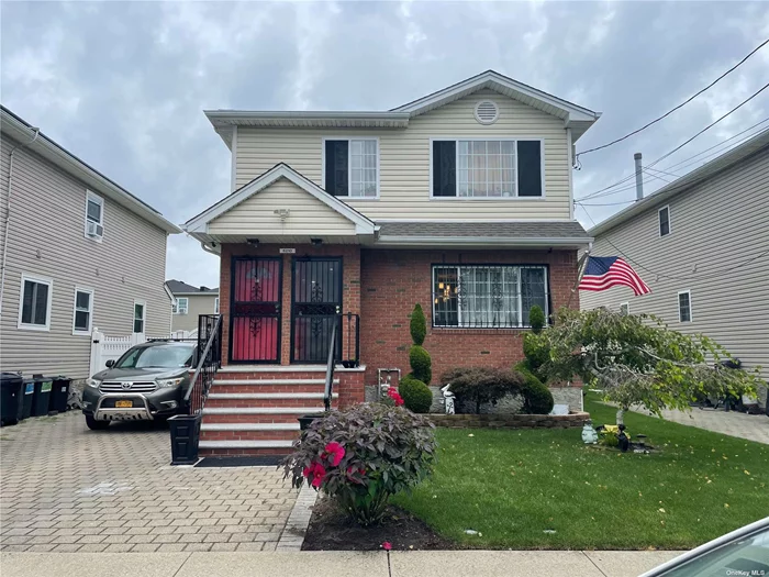 Welcome to this lovely 2-family brick beauty. This meticulously maintained property features a spacious 3-bedroom, 1-bath unit on the upper level and a charming 3-bedroom, 2-bath unit below, making it ideal for both homeowners and investors. Conveniently located in the picturesque Rockaways, you&rsquo;ll be just a stone&rsquo;s throw from the beach, shopping, train, and ferry. The upstairs unit boasts a spacious living room along with three well-appointed bedrooms. In the downstairs unit, you&rsquo;ll find an inviting living and dining area with an open kitchen layout, adorned with lovely tile work and stainless steel appliances, complemented by beautiful hardwood floors. The primary bedroom includes an ensuite bath, with two additional bedrooms and another bathroom conveniently located off the kitchen. Step outside to discover a beautiful backyard, perfect for relaxing or entertaining, and enjoy the convenience of a two-car driveway. This is a fantastic opportunity to own a 2-family home and generate passive income from rental units. Don&rsquo;t miss your chance to make this gem your new home!