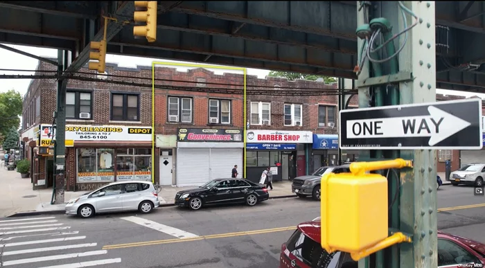 3 Family with a store situated 2 blocks west of Cross Bay Blvd subway station. Projected Gross Income Nearly $118, 000 (when fully occupied at market rents). Expenses: $19, 000 (Low Taxes). 1st floor Store 650 (Sq.Ft) Behind the store: One 1 BR apartment (Vacant. use of backyard). Second floor: Two 2 Bedroom apartments (650 SF each). Makes a great investment.