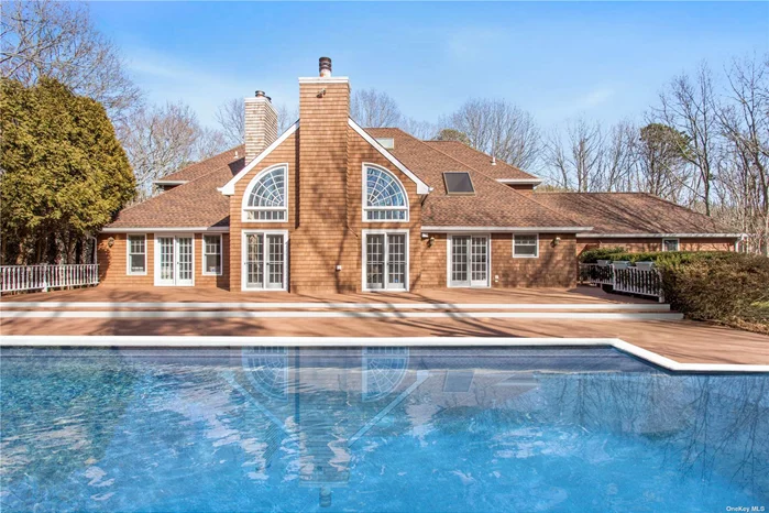 great quogue home with pool and tennis..beach rights