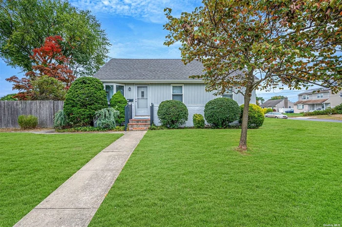 Welcome to this charming Ranch-style home in the heart of North Babylon! Featuring 3 cozy bedrooms and a beautifully updated full bath, this home is move-in ready with all-new hardwood floors and freshly painted interiors. The finished basement offers additional space, perfect for a home office, recreation, or storage, adding to the home&rsquo;s charm. Outside, you&rsquo;ll find a spacious, fenced-in yard that&rsquo;s perfect for entertaining, gardening, or simply enjoying a peaceful afternoon. The 1-car detached garage provides extra convenience, while the expansive corner lot offers exciting potential for future expansion or personal touches. Located in a desirable neighborhood within the North Babylon School District, this home is close to local parks, great schools, shopping, and dining, making it an ideal spot for families or those seeking a serene community feel with access to nearby amenities.