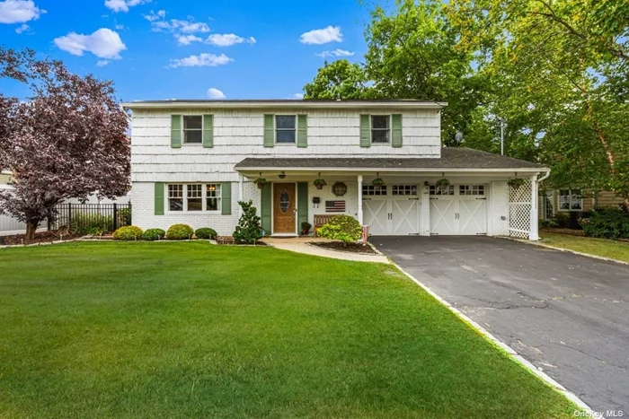 Welcome home to West Harbor Estates in Bayville! This charming 4-bedroom, 2.5-bath brick and shingle-style colonial sits on a flat oversized lot, offering breathtaking water views of West Harbor. Step inside to the spacious main floor foyer and entry hallway providing access to the formal dining room that comfortably seats 10+ which flows into the well-appointed eat-in kitchen boasting a decorative tile backsplash, stainless steel appliances, and quartz countertops. The inviting family room features a cozy wood-burning fireplace and sliding 12-foot glass doors opening to the expansive backyard and patio overlooking the water - perfect for outdoor gatherings. Just up the stairs discover the vaulted ceiling living room with pine hardwood floors and glass doors that seamlessly connect the indoors to your private deck - providing an idyllic spot to relax and enjoy the picturesque scenery. Retreat to the second-floor ensuite primary bedroom, your private oasis with two ample-sized closets with built-ins and an ensuite bath. Three additional spacious bedrooms provide flexibility for guests or a home office. An updated full bath with even more water views completes the second level. The unfinished basement with laundry provides endless bonus space potential; the 2.5-car garage with attic offers plenty of storage for vehicles and outdoor gear and the large backyard offers room for expansion or an inground pool. This exceptional home combines classic colonial charm with modern conveniences, all in a tranquil setting just moments from the water. Enjoy village beaches, boat basin with docks, dog park, trails, tennis and pickleball courts & beautiful Bayville sunsets. Within 40 miles from NYC. Don&rsquo;t miss this rare opportunity and start living the coastal lifestyle you&rsquo;ve always dreamed of! Locust Valley SD.