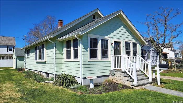 Updated Vintage Bungalow with Full Basement and Detached Garage. Hot Air Heat and Central Air Conditioning. Close to Village Center, 2 Marinas and 2 Beaches. 295 Sterling Place is also known as 505 Sterling Place. Year Round Rental at $4, 000 per Month.