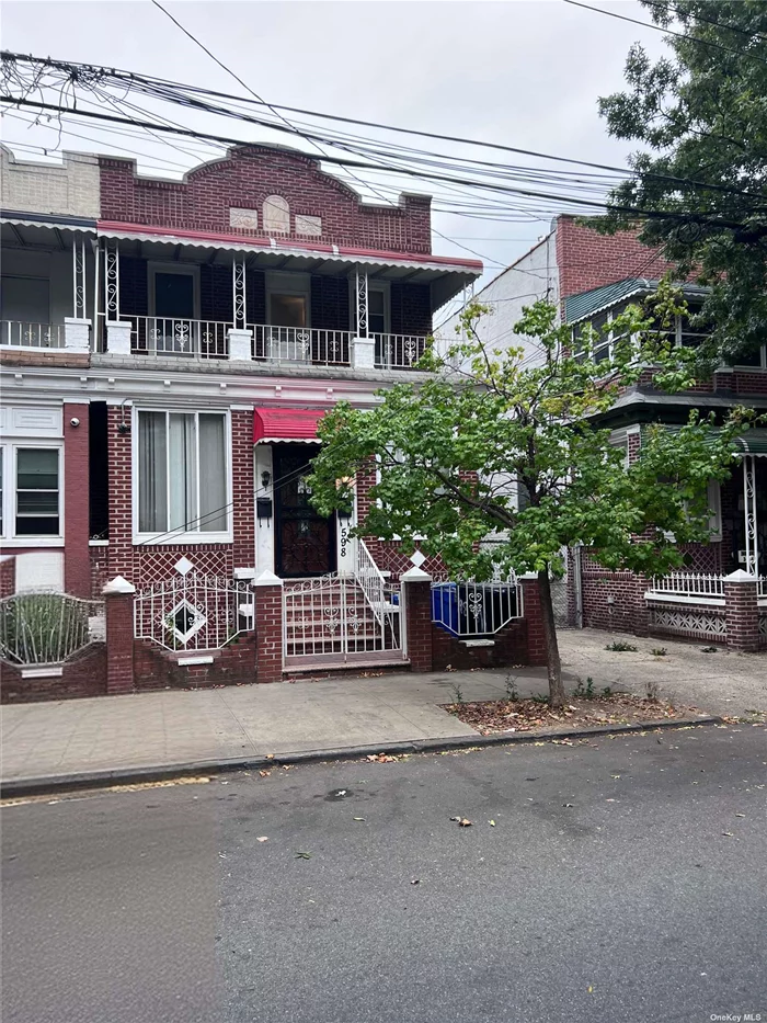 Spacious & Convenient Two-Family in East New York Welcome to a semi-detached, fully brick two-family home in East New York, offering both living comfort and income potential. Featuring a spacious 4-bedroom unit over a 3-bedroom unit, this property is well-suited for extended family living or investment. Property Highlights: ? 4-Bedroom Over 3-Bedroom Layout: The expansive units provide versatile living arrangements, with room for larger families or rental opportunities. ? High-Ceiling Basement with OSE: The basement has high ceilings and its own outdoor side entrance, offering options for storage, recreation, or possible conversion. ? Shared Driveway & Two-Car Garage: Enjoy off-street parking with a shared driveway leading to a private two-car garage, a great asset in the neighborhood. ? Private Second-Floor Balcony: The second-floor unit includes a private balcony, perfect for relaxing and taking in the neighborhood views. ? Prime Transit Location: Steps away from the 2, 3, 4, and 5 train lines, the home offers unmatched convenience for quick commutes throughout Brooklyn and Manhattan. Perfect for families or investors,  a great opportunity to own in East New York.