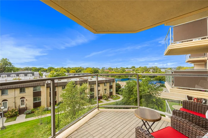 Discover a dog-friendly designer&rsquo;s dream in this stunning 1-bedroom co-op in the sought-after Americana at the Towers at Water&rsquo;s Edge in Bayside. This turn-key unit boasts an open-concept kitchen with sleek stainless steel appliances, elegant quartz countertops, and a breakfast bar-perfect for entertaining and daily living. The spa-inspired bathroom features a custom-designed shower, offering an ideal blend of comfort and luxury. Smartly configured closets maximize storage throughout the space. Unwind on your private terrace with tranquil partial water views. The Americana pampers residents with a full suite of amenities including a 24-hour doorman, on-site parking, salon, dry cleaners, convenience store, fitness center, outdoor heated pool, and tennis courts-ensuring that every element of your lifestyle is met.