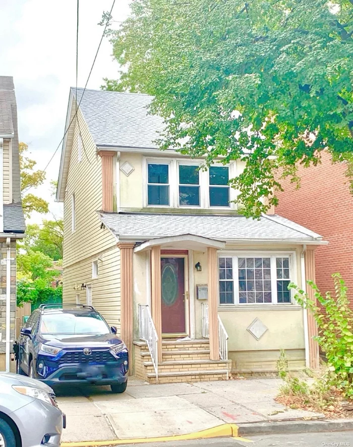 * Detached 2-Family in MINT CONDITION with Park View under $1.3M? 1, 550 sf 2-Story Plus 650 sf Basement Provide BATHROOM ON EVERY FLOOR * By Queens College Hub Would Be a Steal either for Primary Residence OR Rental Investment * FULLY RENOVATED thru ALL LEVELS (Including Basement): New Appliances * New 4-Split ACs * New Boiler * New Hardwood Floor * New Water Heater ** Take Advantages of 1st Floor (700sf) Features: Master Bedroom w/ Deep Walk-In Closet, 2nd Bedroom w/ Huge Walk-In Closet, LR/DR Combo, New Kitchen & Full Bath ** SEPARATED ENTRANCE for 2nd Floor (850sf) Presents a RARE Master Bedroom w/ Extra Space for MULTI PURPOSES (Baby Room, Home Office, etc.), LR/DR Combo, New Kitchen Cabinet Set & Full Bath... Then Walking Up the Stairs to OVERSIZED 3rd Floor w/ Beautiful Park View Including Deep Walk-In Closet ** Full-Size Fully Renovated Basement (650sf) with Another SEPARATED ENTRANCE is certainly a PLUS ** With Garage & Driveway Deliver an EXCEPTIONAL Cap Rate of 7%++