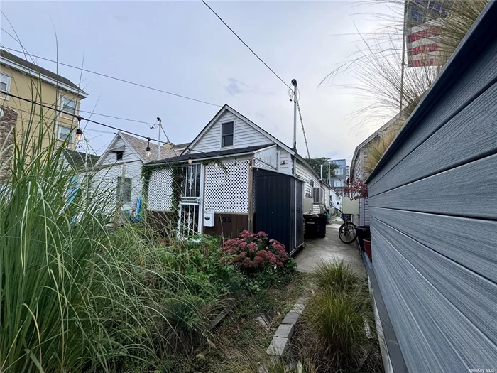 Be part of this beach community with this bungalow in a courtyard. Studio unit with a loft area. Just a short stroll to the beach and boardwalk. Great for summer or year round living. Enjoy all Rockaway has to offer. Close to Rockaway hotel, NYC ferry, subway, shopping and restaurants.