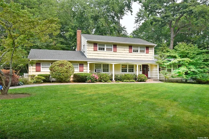 Charming 3 Bedroom, 1.5 Bath Colonial with an incredible location. Living room, dining room, eat in kitchen, family room with wood burning fireplace, finished basement, hardwood floors, natural gas, 2 car garage, clean and move in ready