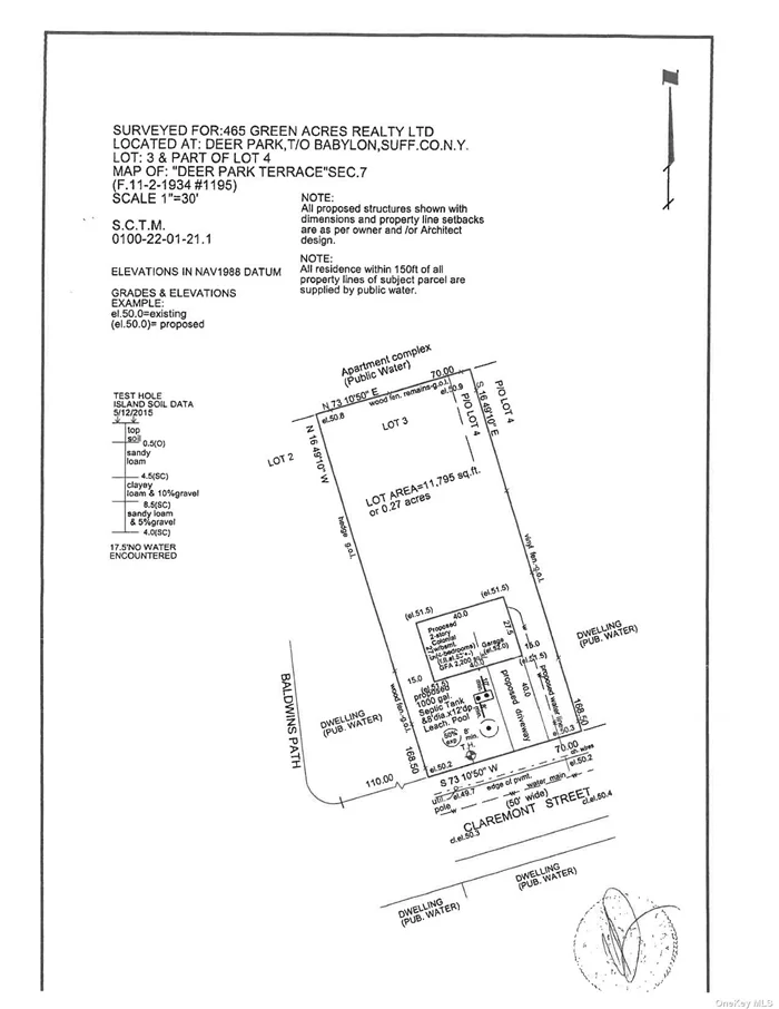 Prime development opportunity in Deer Park! Build your home on this 0.2716-acre piece of land. Located on Claremont Street.